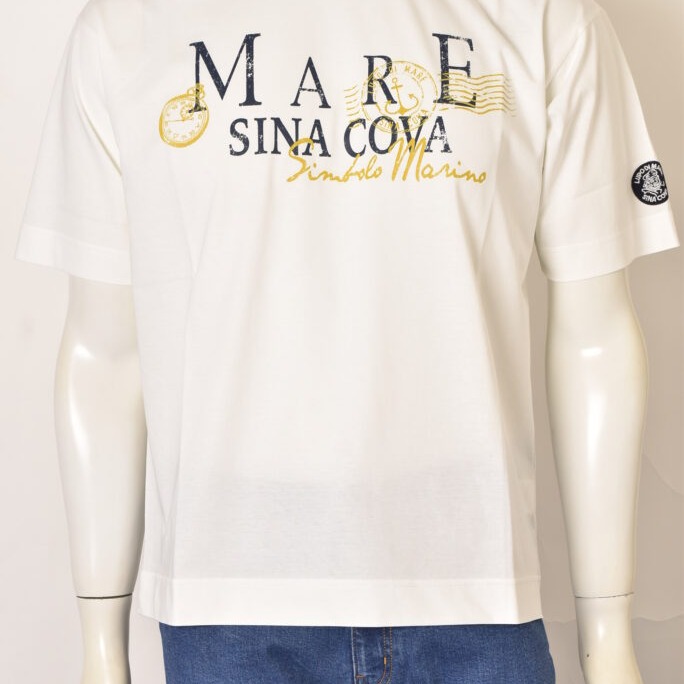 シナコバ SINACOVA 2026春夏新作 メンズ ドロップショルダーTシャツ